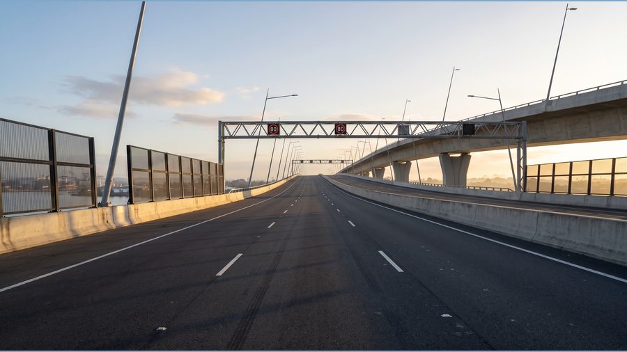 The bridge at dawn