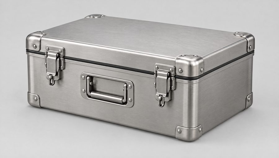 The steel case