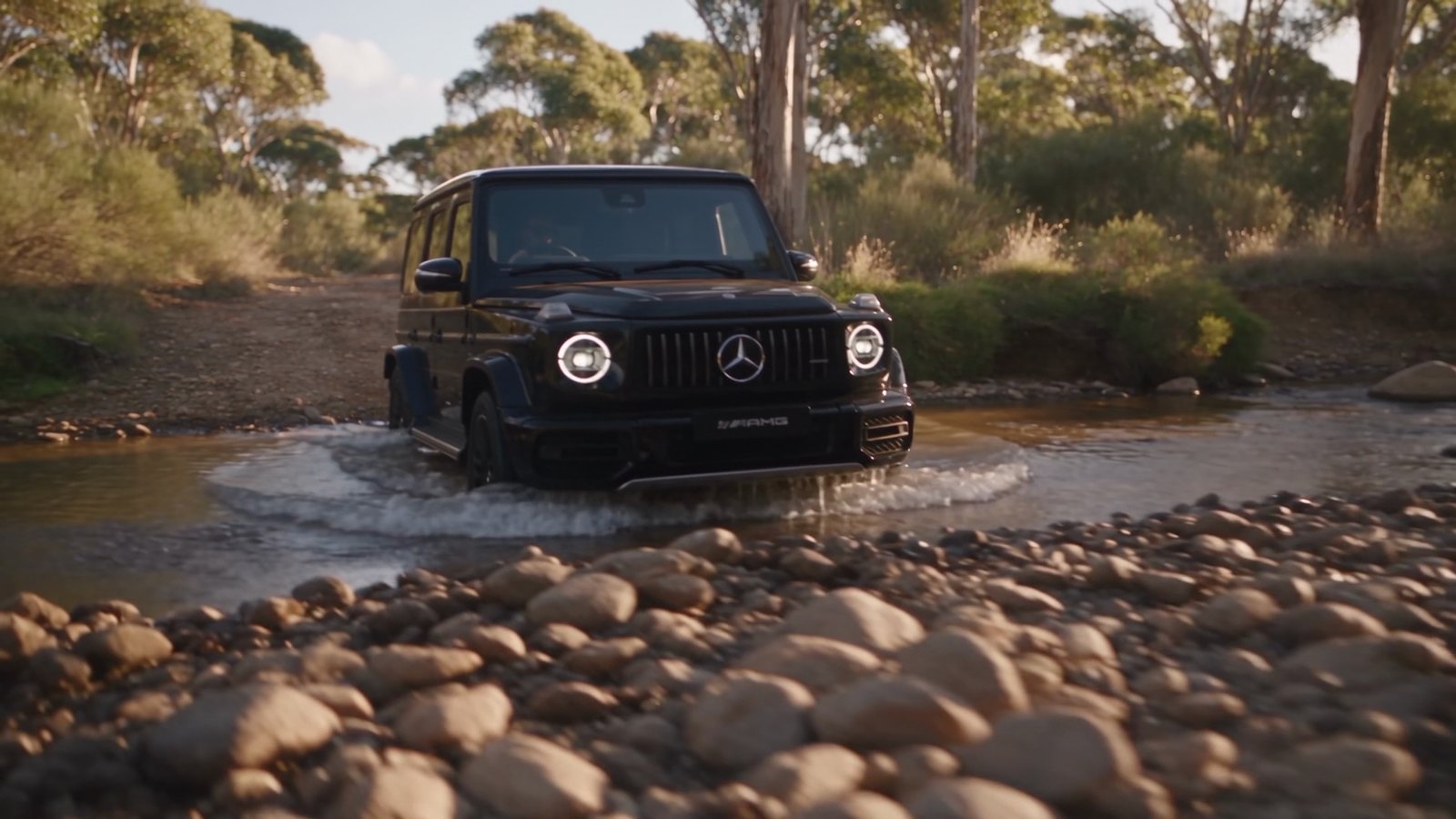 The G 63 In The Creek, in the film