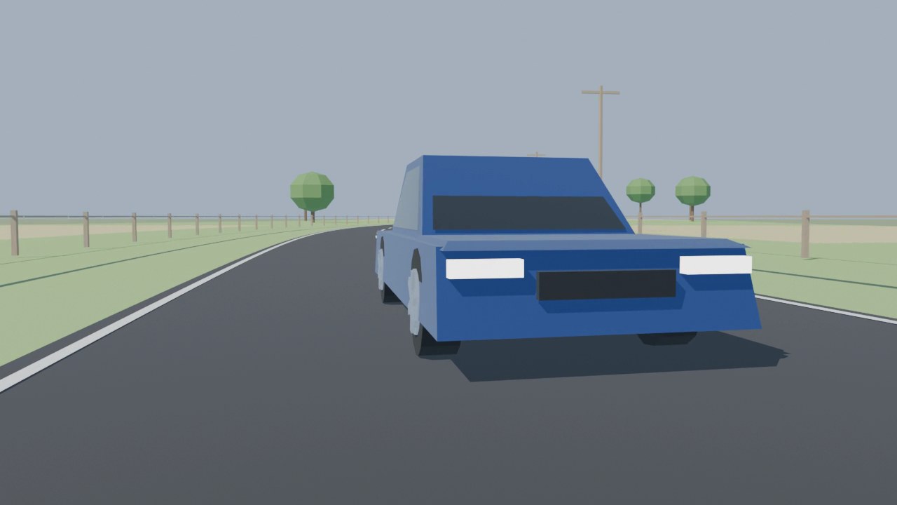 The Flying Spur On The Country Road, previs