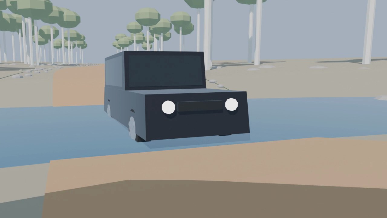 The G 63 In The Creek, previs