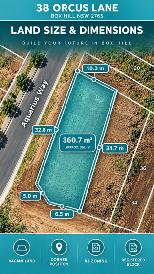 Land size and dimensions