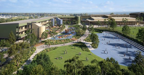 Box Hill Public School, render